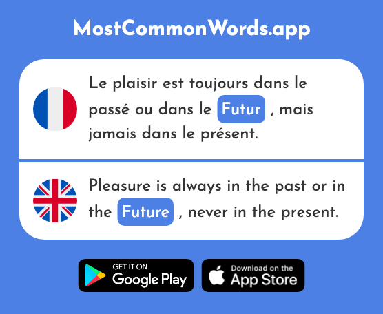 Futur - Future (Le 484 Mot Le Plus Commun En English)