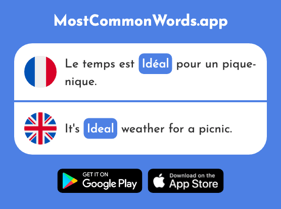 Idéal - Ideal (Le 1429 Mot Le Plus Commun En English)