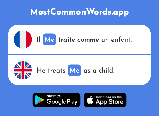 Me - Me, me, myself (Le 61 Mot Le Plus Commun En English)