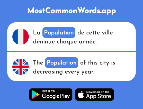Population - Population (Le 509 Mot Le Plus Commun En English)