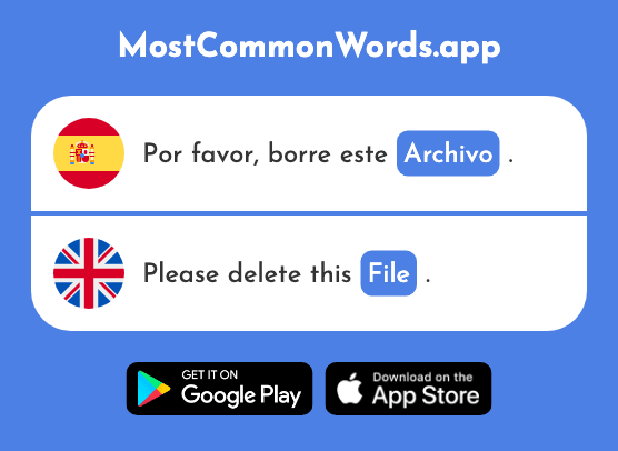 Archivo - Archive, file, filing cabinet (La 1850 Palabra Más Común En English)