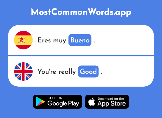 Bueno - Good (La 103 Palabra Más Común En English)