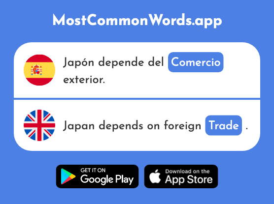 Comercio - Commerce, trade (La 1088 Palabra Más Común En English)