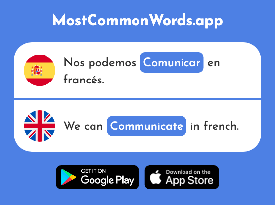 Comunicar - Communicate (La 1275 Palabra Más Común En English)