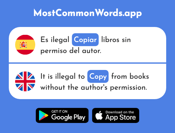 Copiar - Copy (La 2836 Palabra Más Común En English)