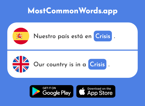 Crisis - Crisis (La 871 Palabra Más Común En English)