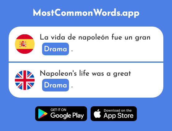 Drama - Drama (La 2913 Palabra Más Común En English)