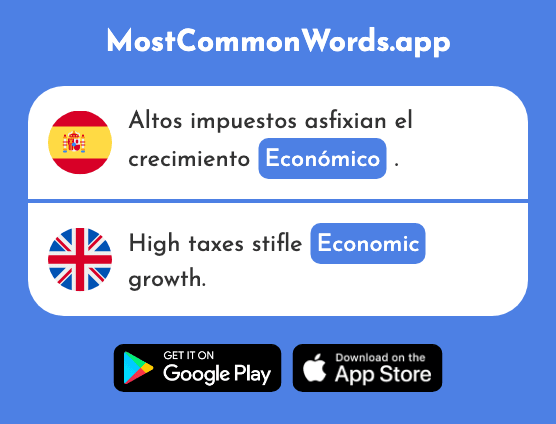 Económico - Economic (La 312 Palabra Más Común En English)