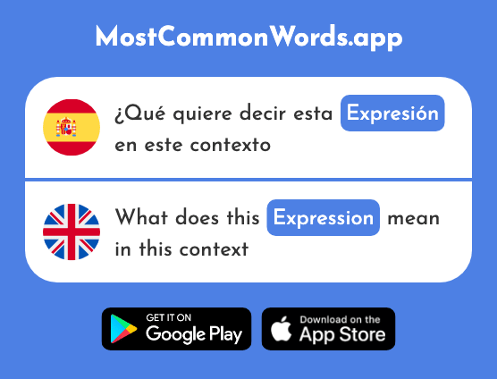 Expresión - Expression (La 804 Palabra Más Común En English)