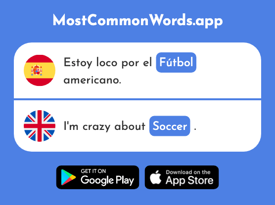 Fútbol - Soccer (La 1471 Palabra Más Común En English)