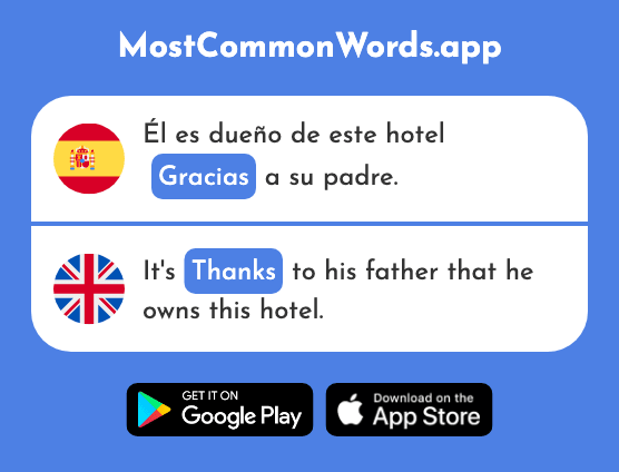 Gracias - Thanks, thank you (La 275 Palabra Más Común En English)