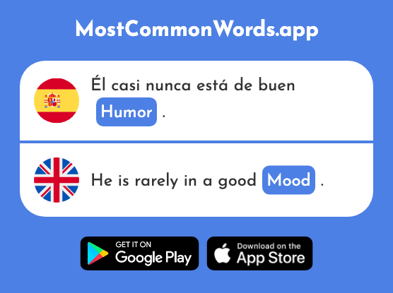 Humor - Mood, humor (La 1871 Palabra Más Común En English)