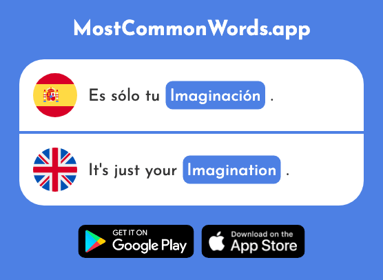 Imaginación - Imagination, fantasy (La 1906 Palabra Más Común En English)