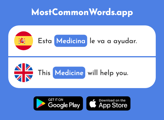 Medicina - Medicine (La 1474 Palabra Más Común En English)