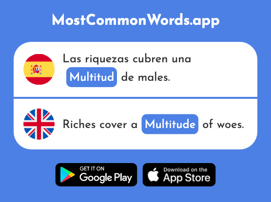 Multitud - Multitude (La 2509 Palabra Más Común En English)