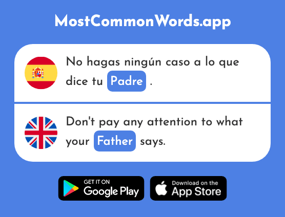 Padre - Father (La 162 Palabra Más Común En English)