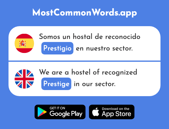 Prestigio - Prestige (La 2911 Palabra Más Común En English)