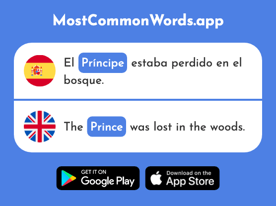 Príncipe - Prince (La 2681 Palabra Más Común En English)