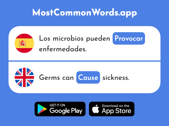 Provocar - Cause, provoke (La 671 Palabra Más Común En English)