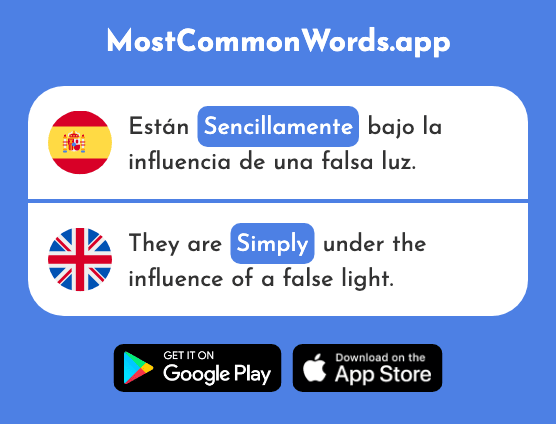 Sencillamente - Simply (La 2677 Palabra Más Común En English)
