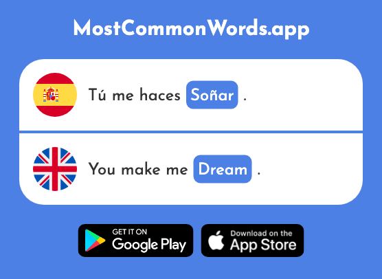 Soñar - Dream (La 1269 Palabra Más Común En English)