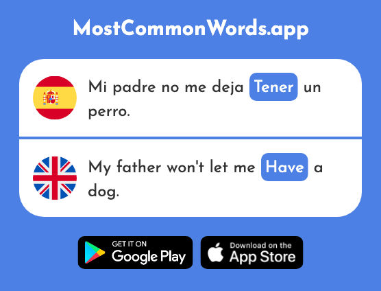 Tener - Have (La 19 Palabra Más Común En English)