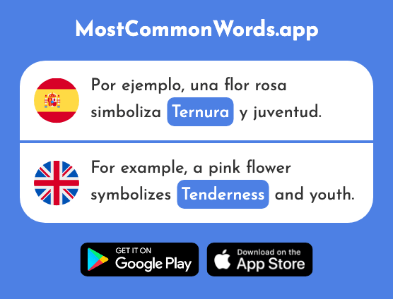 Ternura - Tenderness (La 2802 Palabra Más Común En English)