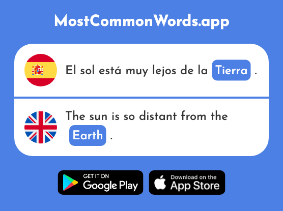 Tierra - Earth, land, ground (La 259 Palabra Más Común En English)